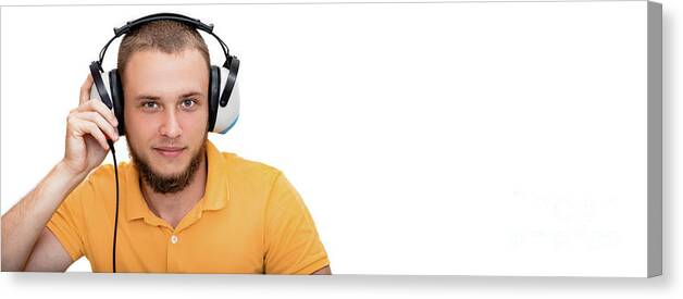Web Banner Canvas Print featuring the photograph Hearing Test #15 by Peakstock / Science Photo Library