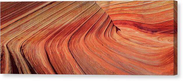Surreal Canvas Print featuring the photograph Wave Panorama by Wasatch Light