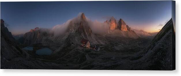 Dolomitas Canvas Print featuring the photograph Untitled 1 by David Mart?n Cast?n