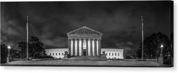 Law Canvas Print featuring the photograph The Supreme Court by David Morefield
