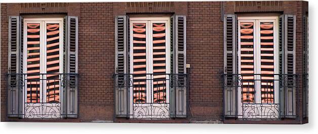 Urban Canvas Print featuring the photograph Urban Reflections by Frank Tschakert