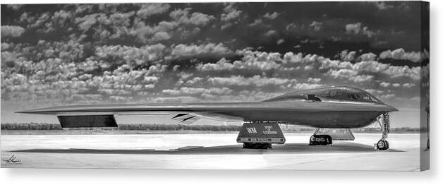 Aircraft Canvas Print featuring the photograph B2 Spirit #1 by Phil And Karen Rispin