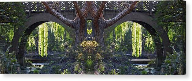 Fantasy Garden Canvas Print featuring the photograph Fantasy Garden by Wes and Dotty Weber