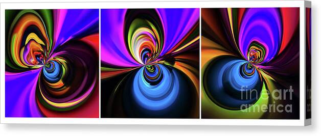  Canvas Print featuring the photograph Spinning by Elaine Hunter