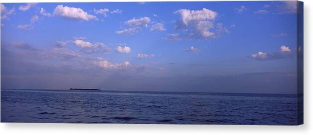 111937 Canvas Print featuring the photograph Clouds Over The Sea, Gulf Of Mexico #1 by Panoramic Images