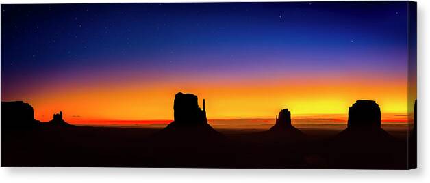 Sunrise In The Valley Canvas Print featuring the photograph Sunrise In The Valley by Jonathan Ross