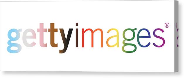 Pride Canvas Print featuring the digital art Getty Images Logo Pride Logo by Getty Images