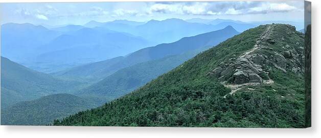 Mountains Canvas Print featuring the photograph Pemigewasset view by Mike Coyne
