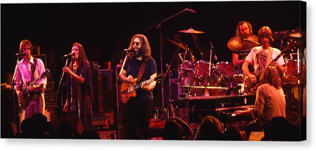Grateful Dead Canvas Print featuring the photograph The Dead '78 by Steven Sachs