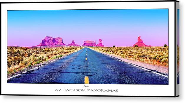 Monument Valley Canvas Print featuring the photograph Freedom Poster Print by Az Jackson