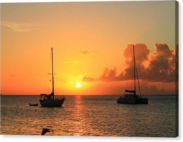 Sunset Canvas Print featuring the photograph Sunset #21 by Catie Canetti