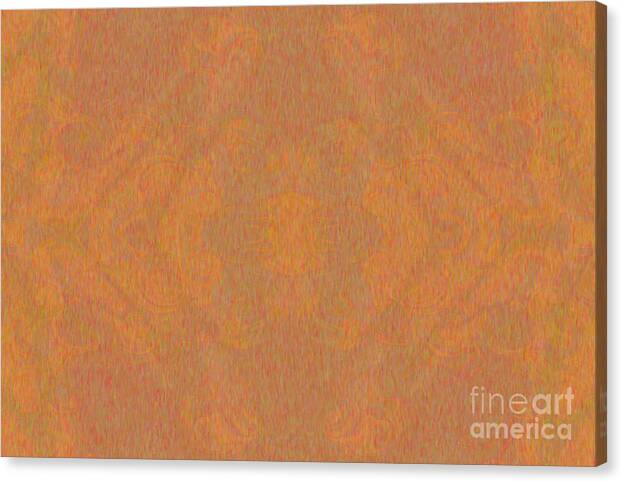 Abstract Canvas Print featuring the painting Light Brown Consciousness Abstract Design Art by Omaste Witkowsk by Omaste Witkowski