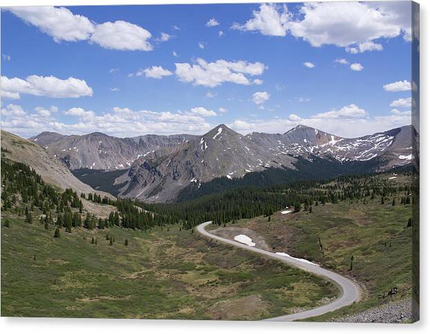 Colorado Canvas Print featuring the photograph Cottonwood Pass North by Tara Krauss