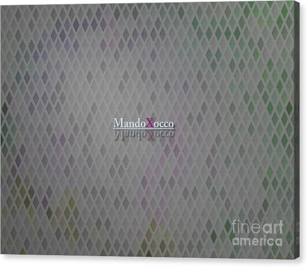 Design Canvas Print featuring the mixed media New Color by Mando Xocco