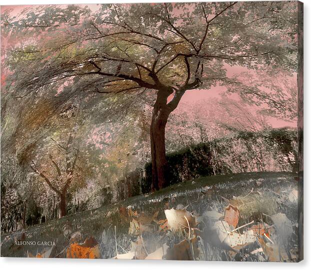 Autumn Art Print Canvas Print featuring the photograph Pozuelo Autumn by Alfonso Garcia
