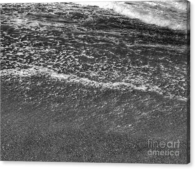 Sea Canvas Print featuring the photograph Sea Foam by Christopher Lotito