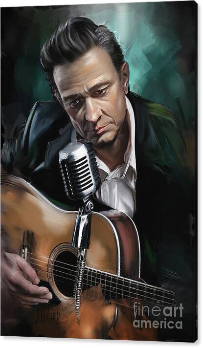 Johnny Cash by Melanie D