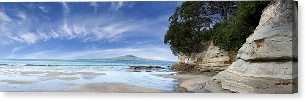 Beach Canvas Print featuring the photograph New Zealand #37 by Les Cunliffe