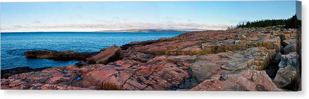 Acadia National Park Canvas Print featuring the photograph Schoodic Point 8414 by Brent L Ander