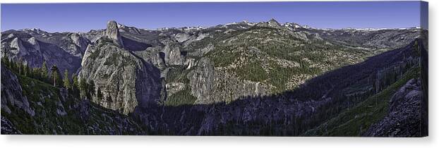 Yosemite Canvas Print featuring the photograph Washburn Point Outlook by Nathaniel Kolby