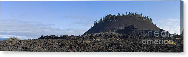 Oregon Canvas Print featuring the photograph Oregon Lava Fields by Twenty Two North Photography