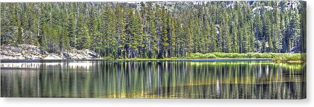 Lake Canvas Print featuring the photograph Woods Lake 4 by SC Heffner
