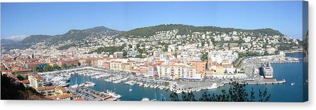 Nice Canvas Print featuring the photograph Nice Marina by David Grant