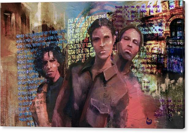 Hip Hop Canvas Print featuring the digital art Where I'm From by Howard Barry