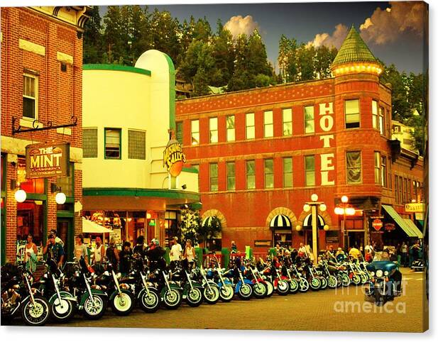 Harley Davidson Canvas Print featuring the photograph Mint Condition by Anthony Wilkening