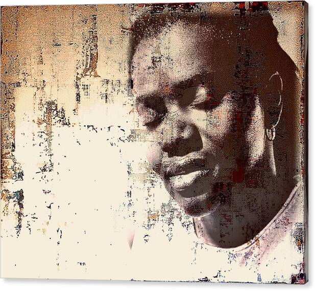 Singer Canvas Print featuring the mixed media Tracy Chapman by Jayime Jean