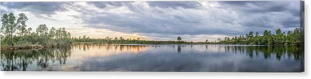 Everglades Canvas Print featuring the photograph The Glades Lake by Jon Glaser