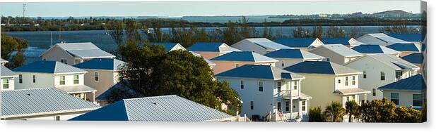 Keys Canvas Print featuring the photograph Key West Rooftops by Ed Gleichman