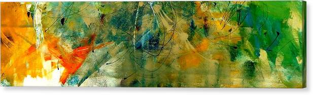 Abstract Canvas Print featuring the painting Morning Light by Lisa Kaiser
