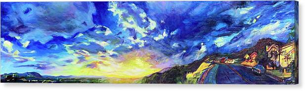 Landscape Canvas Print featuring the painting Glory by Bonnie Lambert