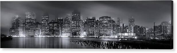 New York Canvas Print featuring the photograph New York Strip by Mark Andrew Thomas
