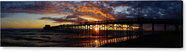 Sunset Canvas Print featuring the photograph Sunset by Thanh Thuy Nguyen