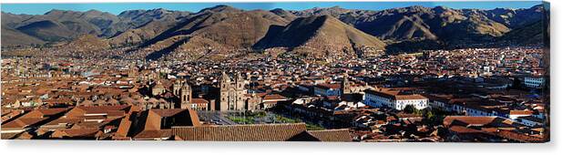 Tranquility Canvas Print featuring the photograph Qosqo - Cusco - Cuzco by Ramonnl