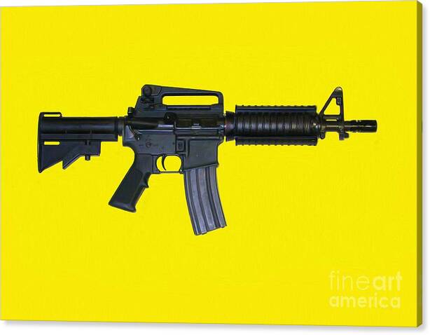 M4 Canvas Print featuring the painting America's Rifle by Jonas Luis