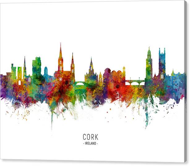 Cork Ireland Skyline by Michael Tompsett