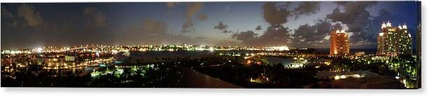 Atlantis Canvas Print featuring the photograph Bahama Night by Jerry Battle