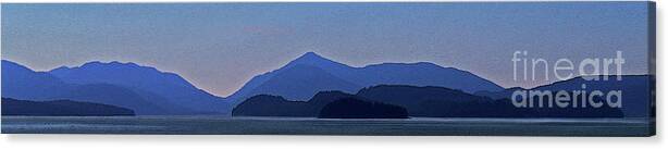 Alaska Canvas Print featuring the photograph Inside Passage by Darcy Dietrich