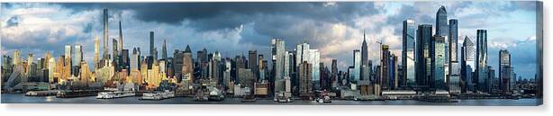 Empire State Building Canvas Print featuring the photograph After the Storm by Kevin Suttlehan
