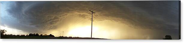 Thunder Storm Canvas Print featuring the photograph Storm Wrapped by Caryl J Bohn