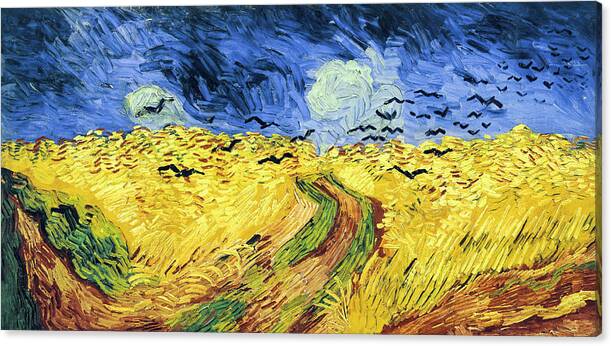 Wheatfield With Crows by Vincent Van Gogh 1890 by Vincent van Gogh