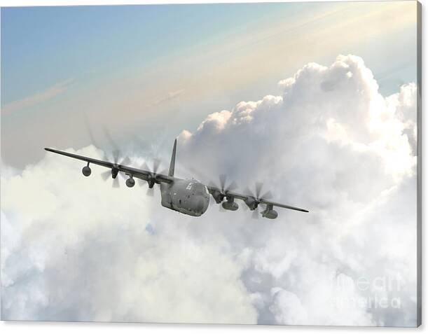 Usaf C130 by Airpower Art