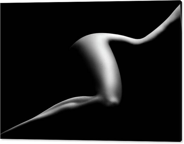 Nude woman bodyscape 9 by Johan Swanepoel