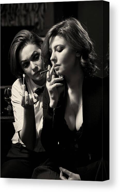Fire Canvas Print featuring the photograph *** by Sergei Smirnov