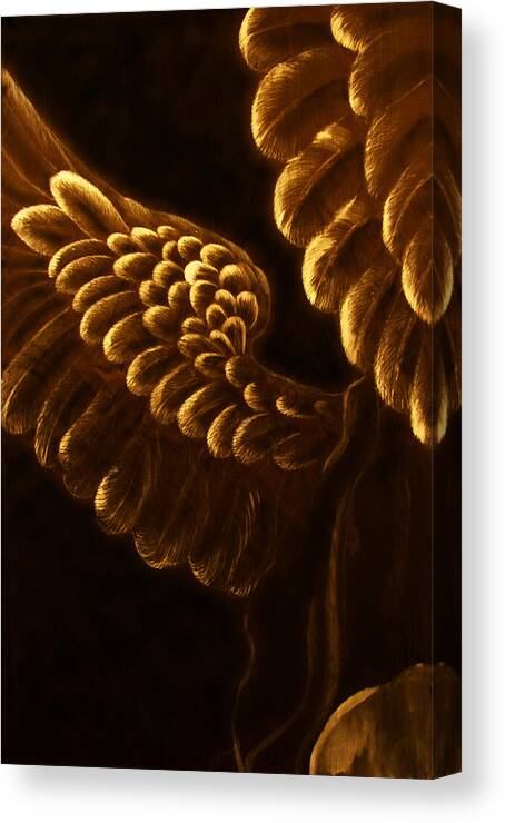 Giorgio Canvas Print featuring the painting Coming Out of the Darkness by Giorgio Tuscani
