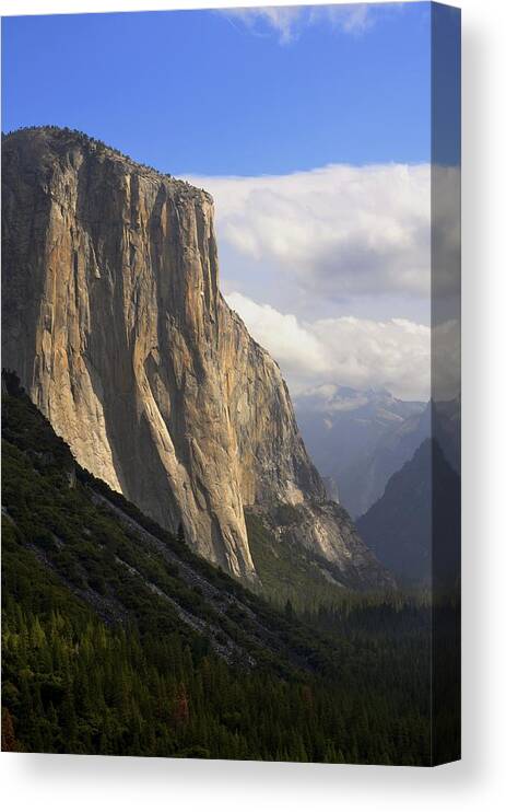 El Capitan Yosemite Canvas Print featuring the photograph El Capitan Yosemite #1 by Alex King