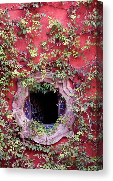 Architecture Canvas Print featuring the photograph Mexico, San Miguel De Allende, Ivy #1 by Jaynes Gallery